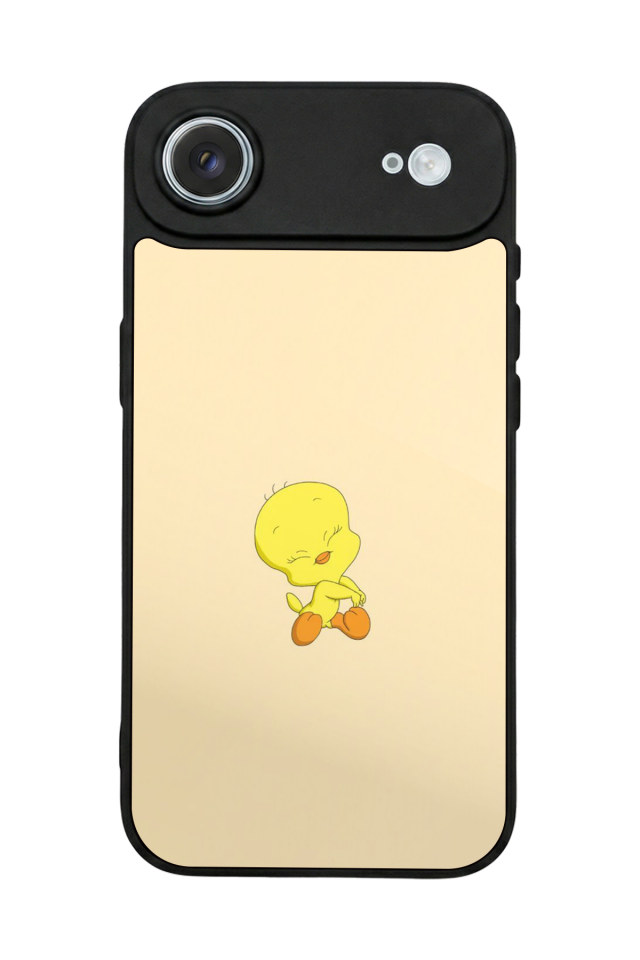 iPhone 17 Air Uyumlu Tweety Tasarımlı Glossy Premium Kılıf