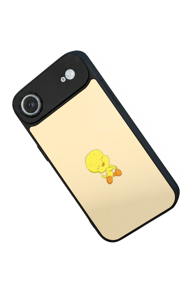 iPhone 17 Air Uyumlu Tweety Tasarımlı Glossy Premium Kılıf
