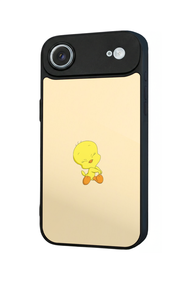 iPhone 17 Air Uyumlu Tweety Tasarımlı Glossy Premium Kılıf