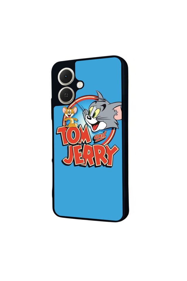 Tecno Spark GO 2 Uyumlu Tom And Jerry Tasarımlı Glossy Premium Kılıf