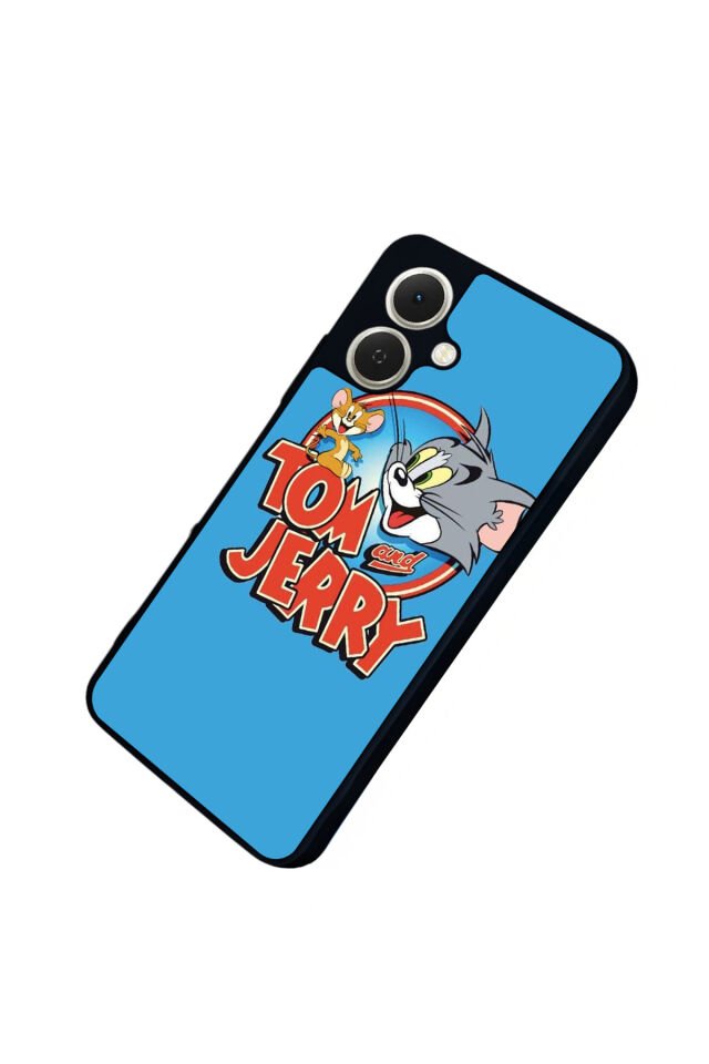 Tecno Spark GO 2 Uyumlu Tom And Jerry Tasarımlı Glossy Premium Kılıf