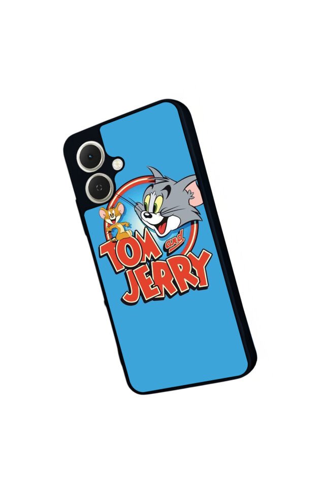 Tecno Spark GO 2 Uyumlu Tom And Jerry Tasarımlı Glossy Premium Kılıf