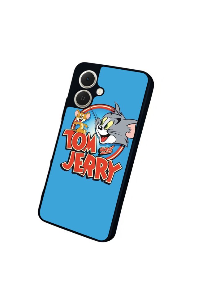 Tecno Spark GO 2 Uyumlu Tom And Jerry Tasarımlı Glossy Premium Kılıf