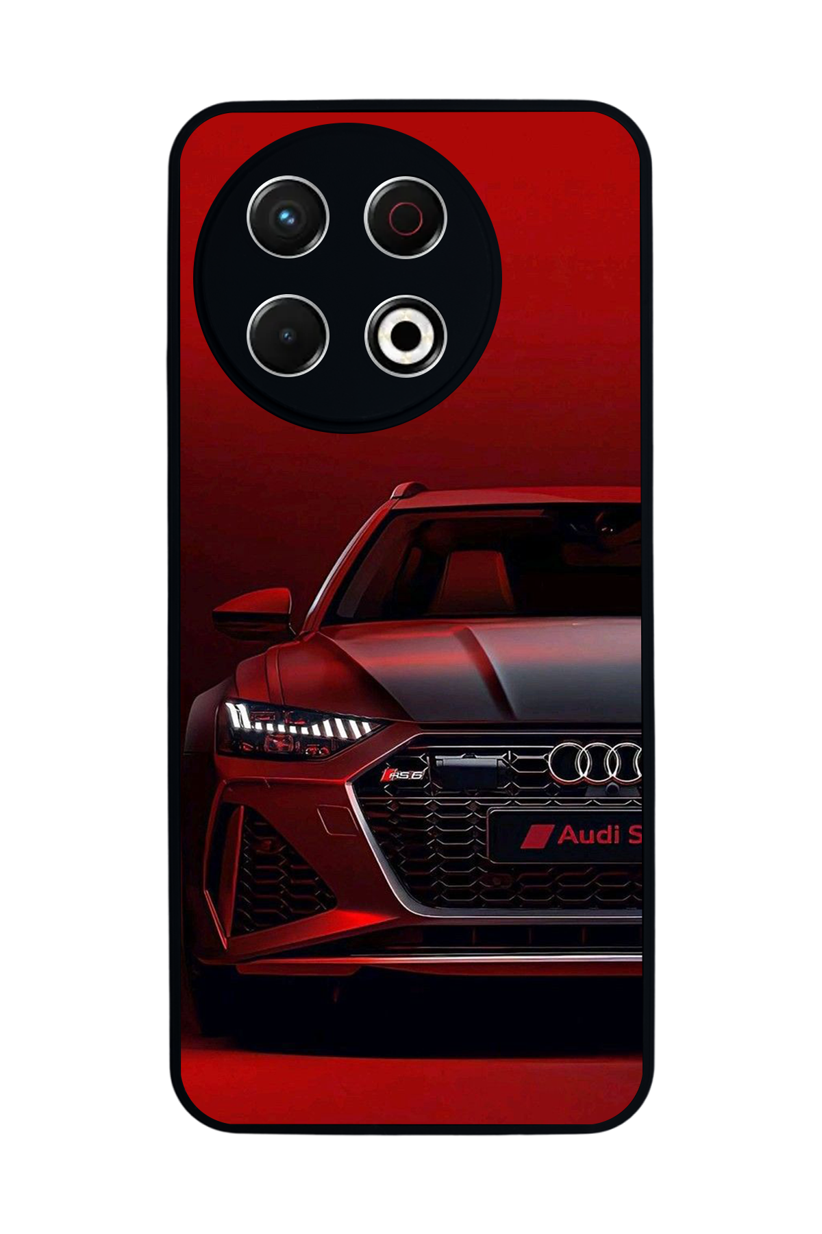 Tecno Spark 30 Pro Uyumlu Audi Tasarımlı Glossy Premium Kılıf