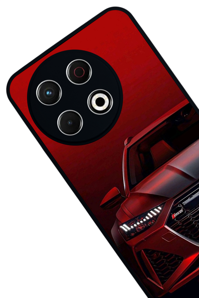 Tecno Spark 30 Pro Uyumlu Audi Tasarımlı Glossy Premium Kılıf