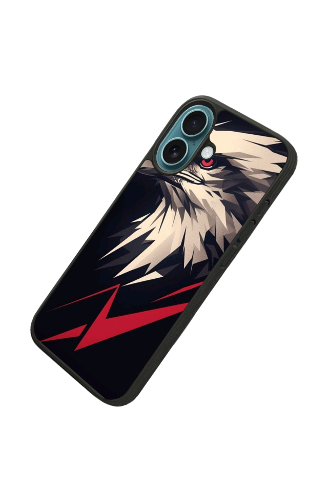 iPhone 16 Uyumlu Besiktas Tasarımlı Glossy Premium Kılıf