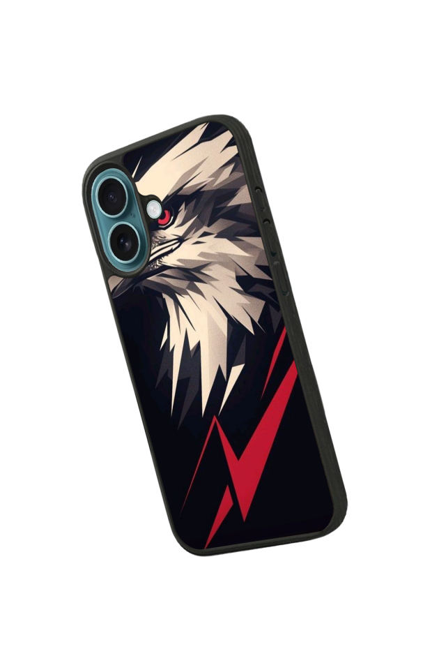 iPhone 16 Uyumlu Besiktas Tasarımlı Glossy Premium Kılıf