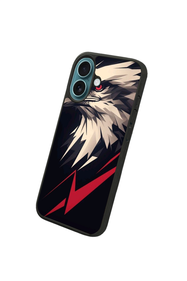 iPhone 16 Uyumlu Besiktas Tasarımlı Glossy Premium Kılıf