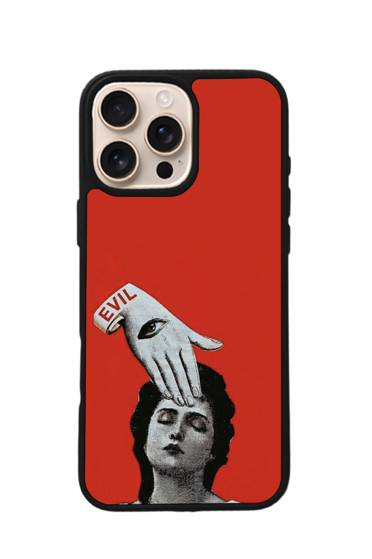 iPhone 14 Pro Uyumlu Kirmizi Tasarımlı Glossy Premium Kılıf