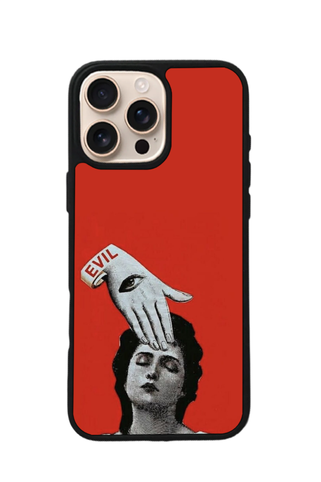 iPhone 14 Pro Uyumlu Kirmizi Tasarımlı Glossy Premium Kılıf