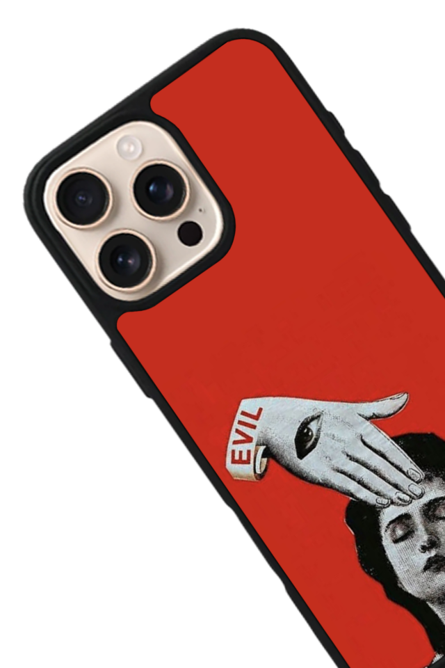 iPhone 14 Pro Uyumlu Kirmizi Tasarımlı Glossy Premium Kılıf