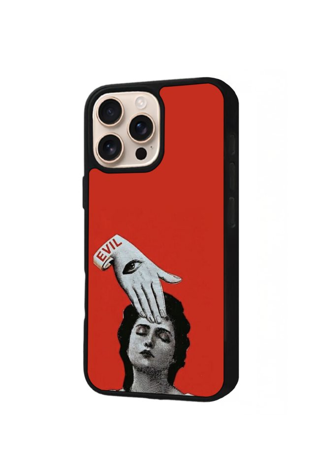 iPhone 14 Pro Uyumlu Kirmizi Tasarımlı Glossy Premium Kılıf