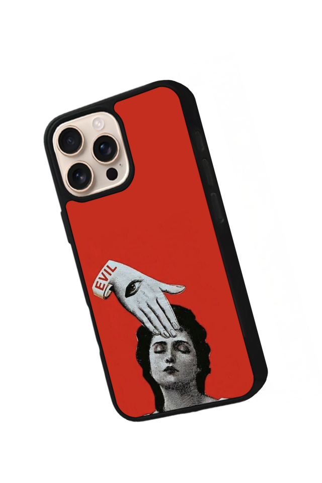 iPhone 14 Pro Uyumlu Kirmizi Tasarımlı Glossy Premium Kılıf