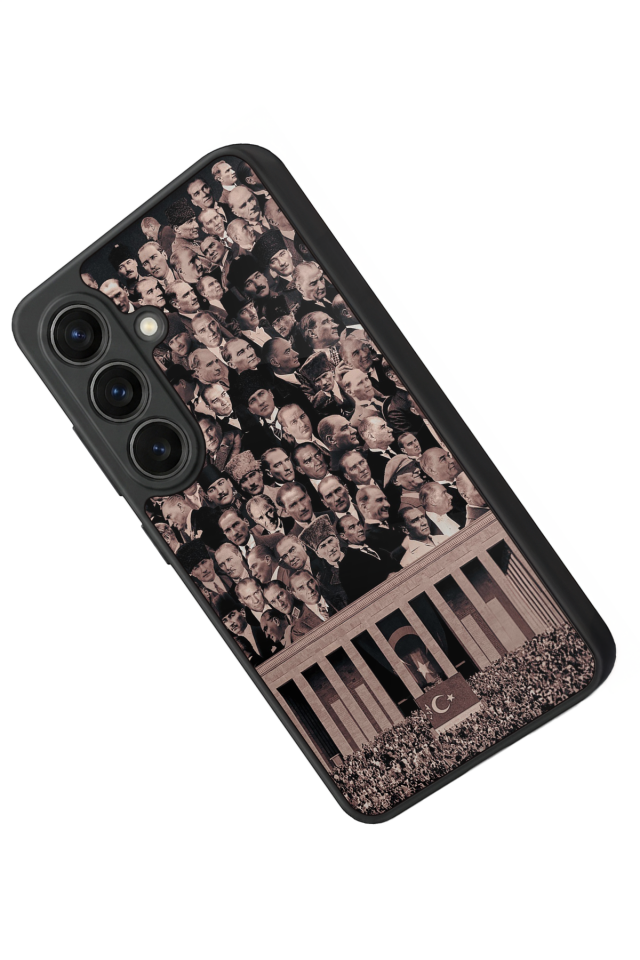 Samsung Galaxy S26 Uyumlu Mustafa Kemal Ataturk Tasarımlı Glossy Premium Kılıf