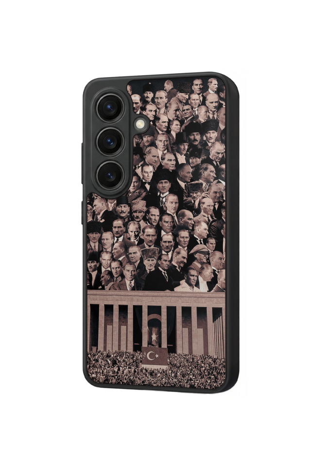 Samsung Galaxy S26 Uyumlu Mustafa Kemal Ataturk Tasarımlı Glossy Premium Kılıf