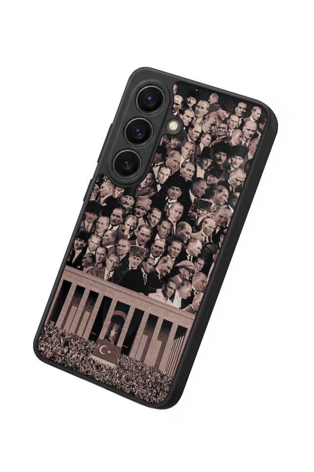 Samsung Galaxy S26 Uyumlu Mustafa Kemal Ataturk Tasarımlı Glossy Premium Kılıf