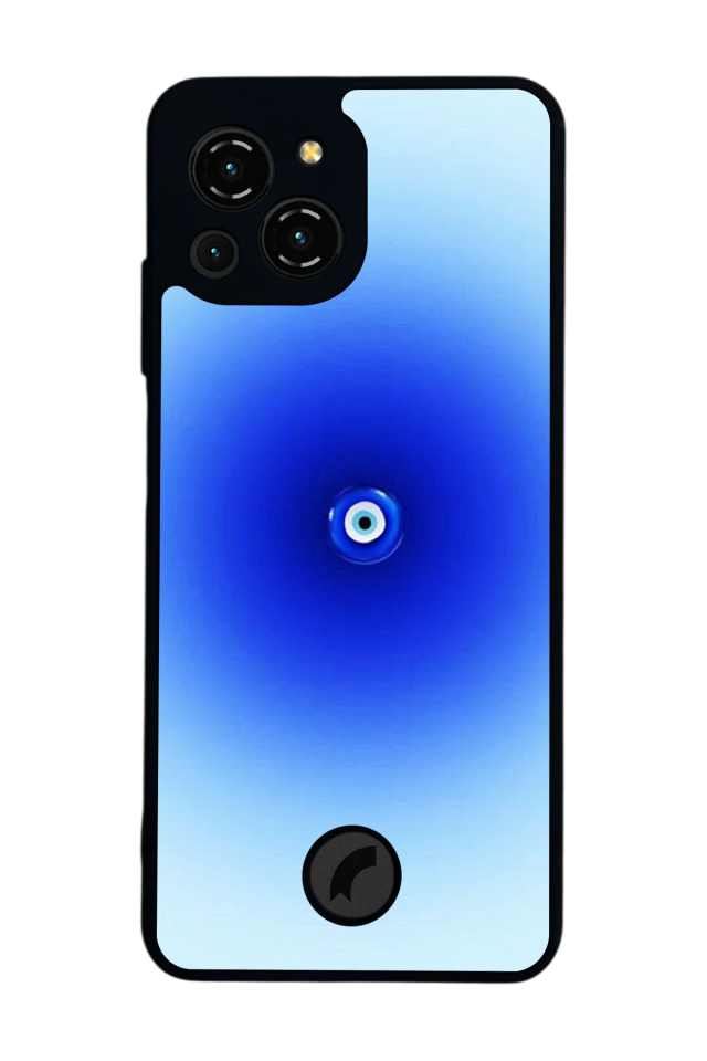 Reeder S23 Pro Max Uyumlu Nazar Tasarımlı Glossy Premium Kılıf