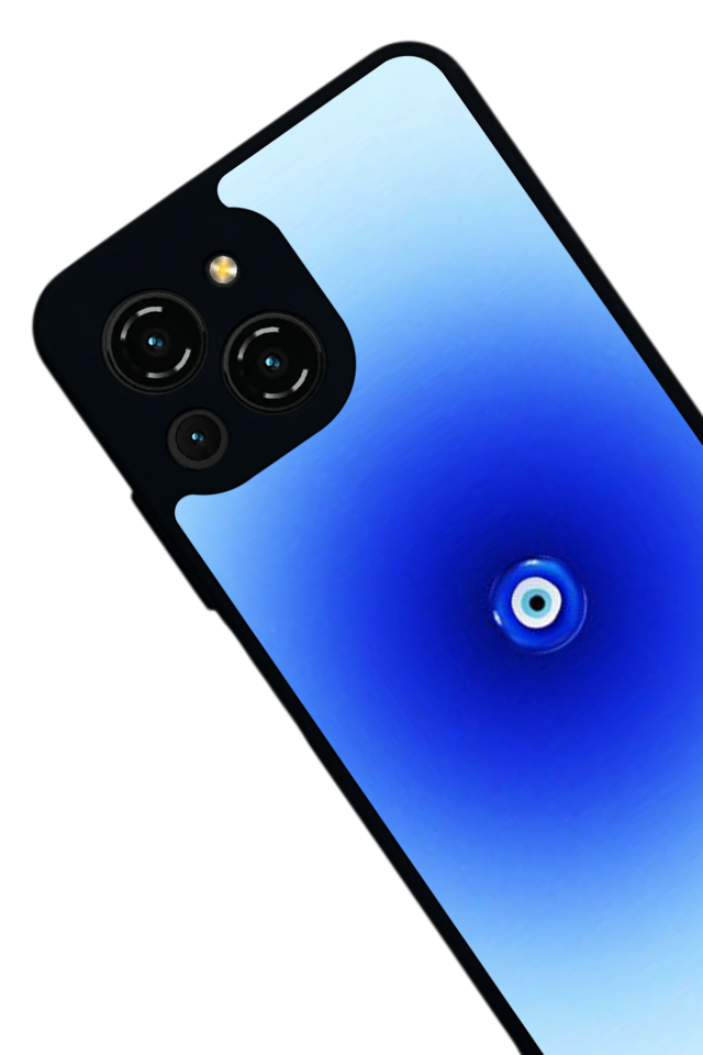 Reeder S23 Pro Max Uyumlu Nazar Tasarımlı Glossy Premium Kılıf