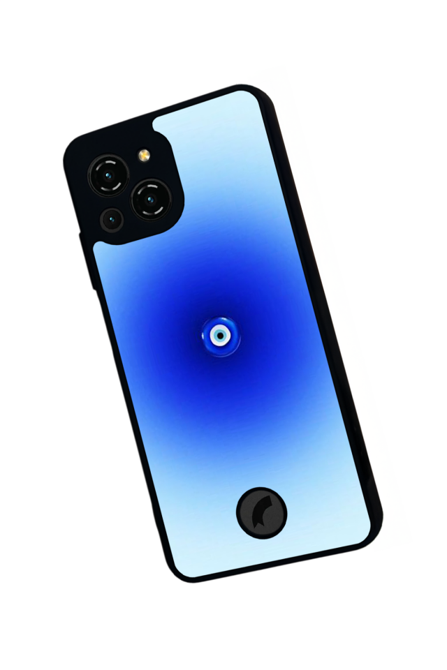 Reeder S23 Pro Max Uyumlu Nazar Tasarımlı Glossy Premium Kılıf