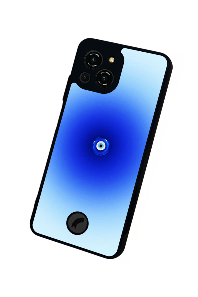 Reeder S23 Pro Max Uyumlu Nazar Tasarımlı Glossy Premium Kılıf