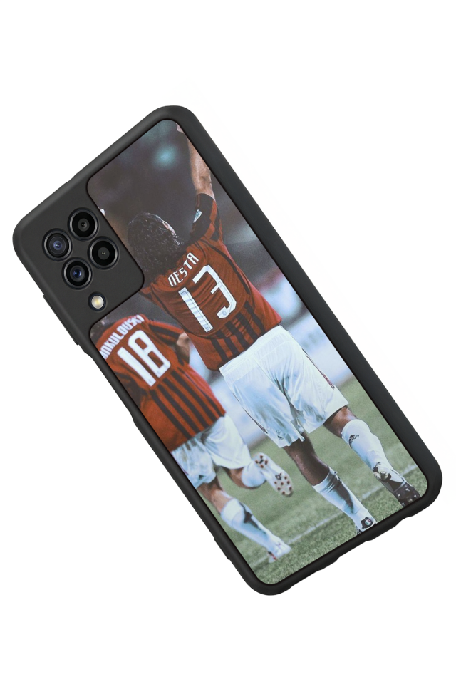 Samsung Galaxy M32 Uyumlu Nesta Tasarımlı Glossy Premium Kılıf