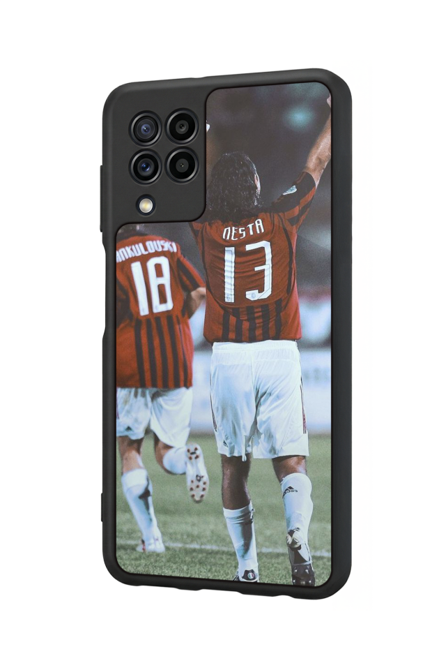 Samsung Galaxy M32 Uyumlu Nesta Tasarımlı Glossy Premium Kılıf