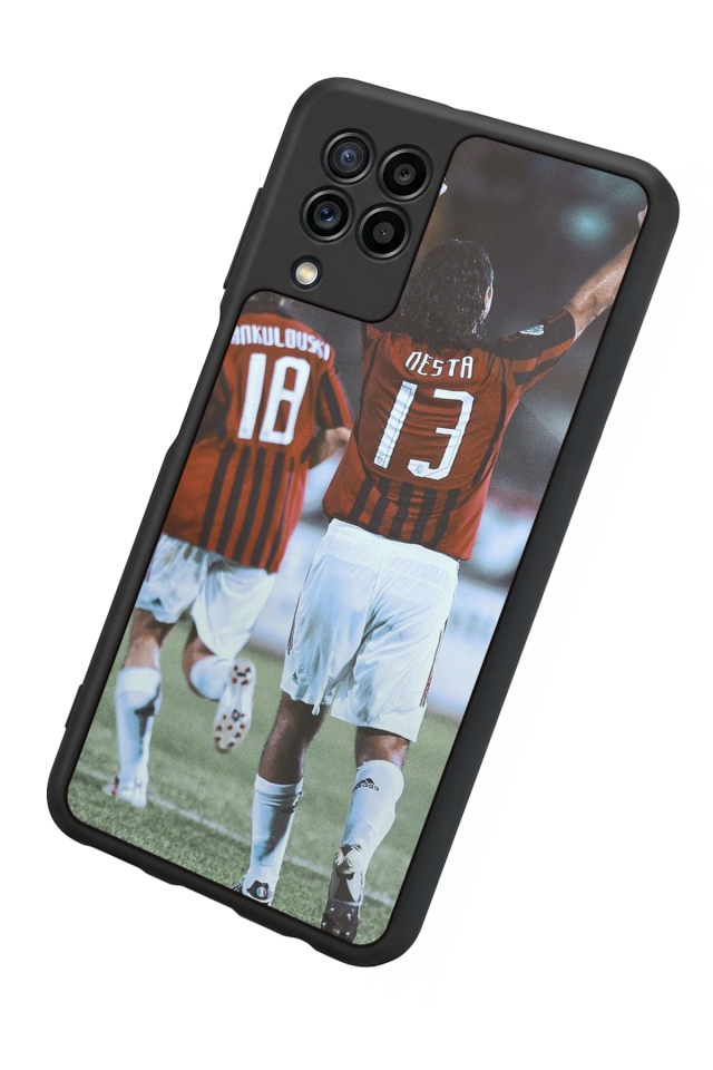 Samsung Galaxy M32 Uyumlu Nesta Tasarımlı Glossy Premium Kılıf