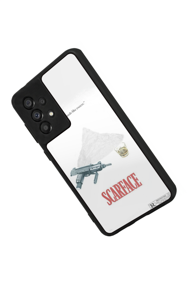 Samsung Galaxy A73 Uyumlu Scarface Tasarımlı Glossy Premium Kılıf