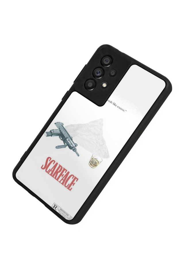 Samsung Galaxy A73 Uyumlu Scarface Tasarımlı Glossy Premium Kılıf