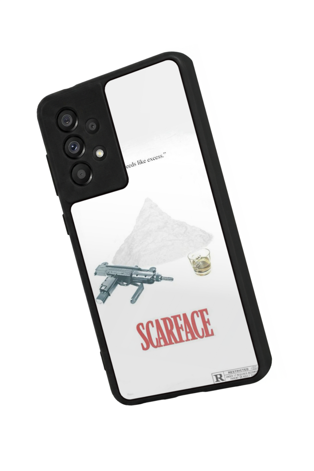 Samsung Galaxy A73 Uyumlu Scarface Tasarımlı Glossy Premium Kılıf