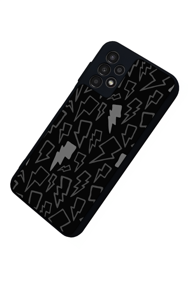 Samsung Galaxy A23 Uyumlu Simsek Tasarımlı Glossy Premium Kılıf