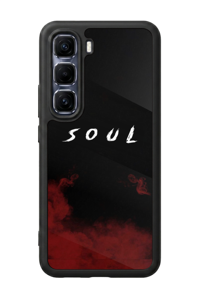Infinix Hot 60 Pro Plus Uyumlu SOUL Tasarımlı Glossy Premium Kılıf