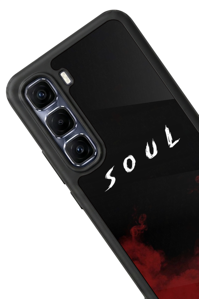 Infinix Hot 60 Pro Plus Uyumlu SOUL Tasarımlı Glossy Premium Kılıf