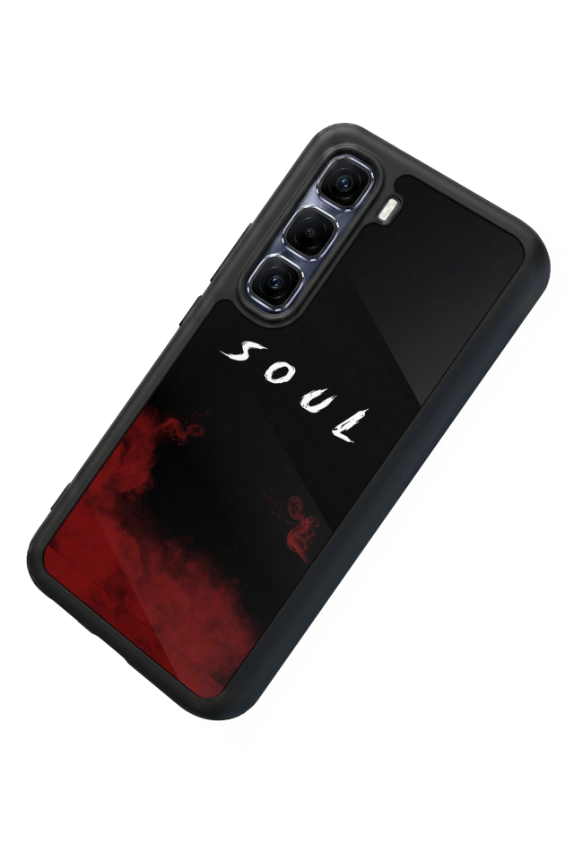 Infinix Hot 60 Pro Plus Uyumlu SOUL Tasarımlı Glossy Premium Kılıf