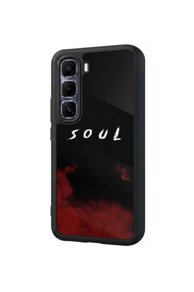 Infinix Hot 60 Pro Plus Uyumlu SOUL Tasarımlı Glossy Premium Kılıf