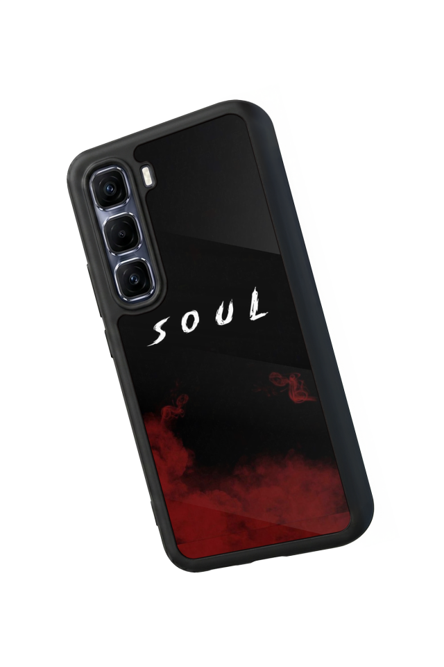 Infinix Hot 60 Pro Plus Uyumlu SOUL Tasarımlı Glossy Premium Kılıf