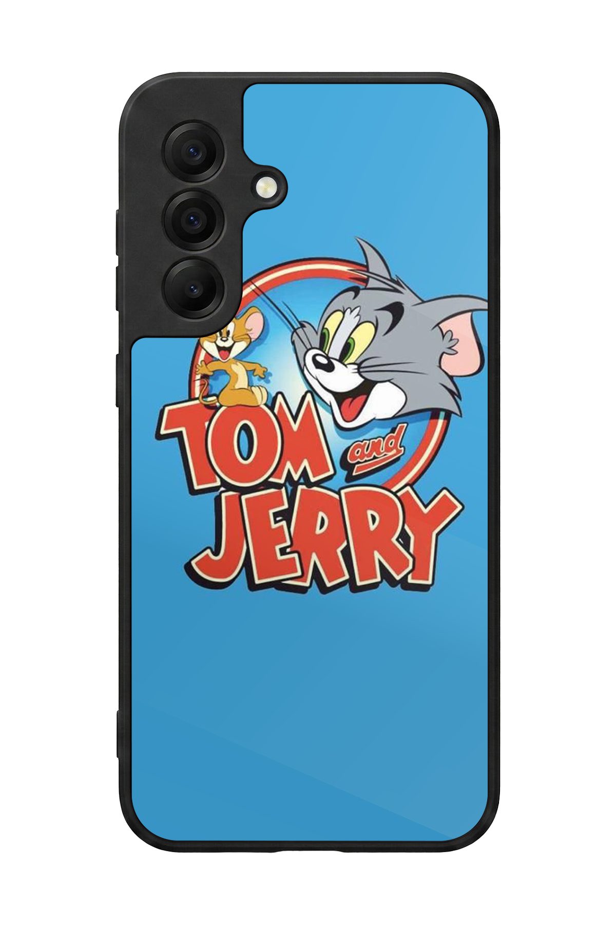 Samsung Galaxy A17 Uyumlu Tom And Jerry Tasarımlı Glossy Premium Kılıf