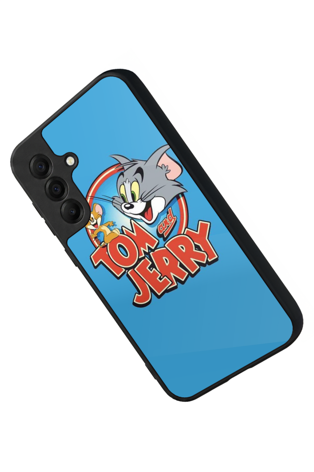 Samsung Galaxy A17 Uyumlu Tom And Jerry Tasarımlı Glossy Premium Kılıf