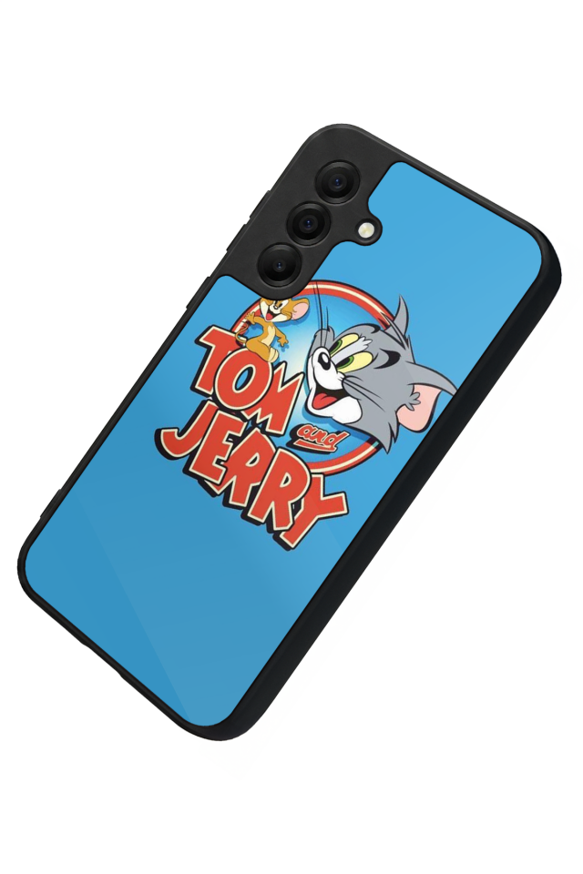 Samsung Galaxy A17 Uyumlu Tom And Jerry Tasarımlı Glossy Premium Kılıf