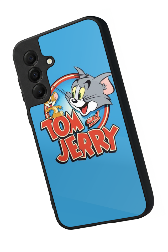 Samsung Galaxy A17 Uyumlu Tom And Jerry Tasarımlı Glossy Premium Kılıf