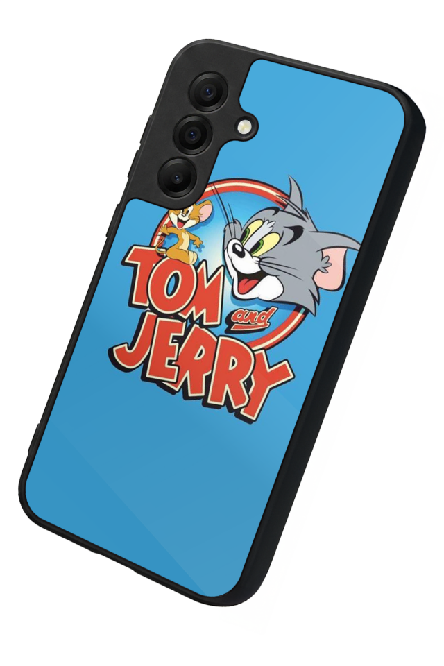 Samsung Galaxy A17 Uyumlu Tom And Jerry Tasarımlı Glossy Premium Kılıf