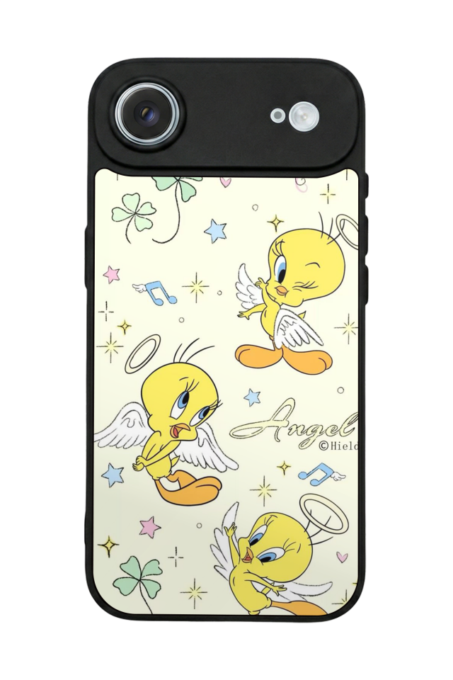 iPhone 17 Air Uyumlu Tweety Tasarımlı Glossy Premium Kılıf