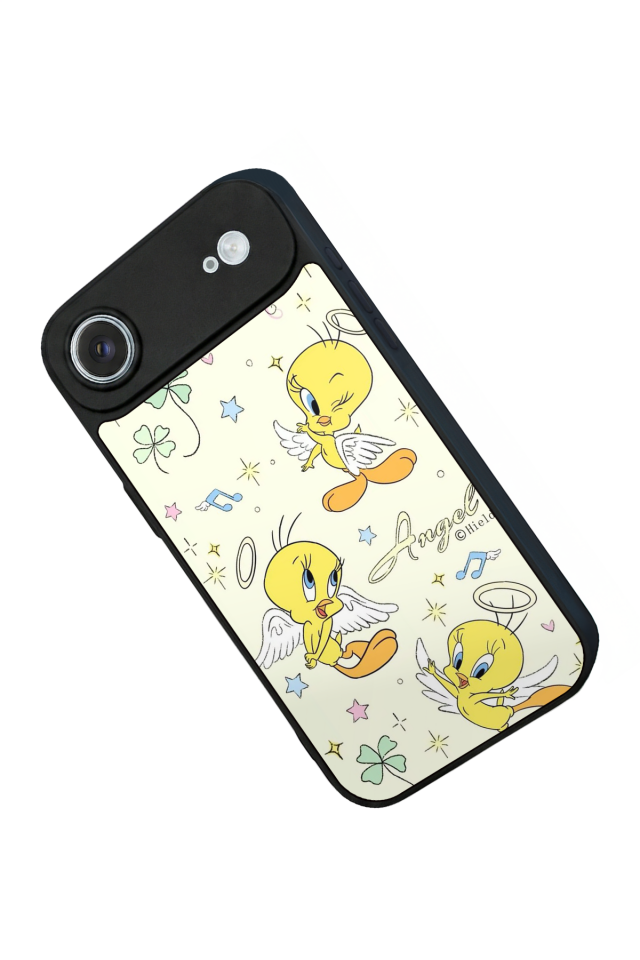 iPhone 17 Air Uyumlu Tweety Tasarımlı Glossy Premium Kılıf
