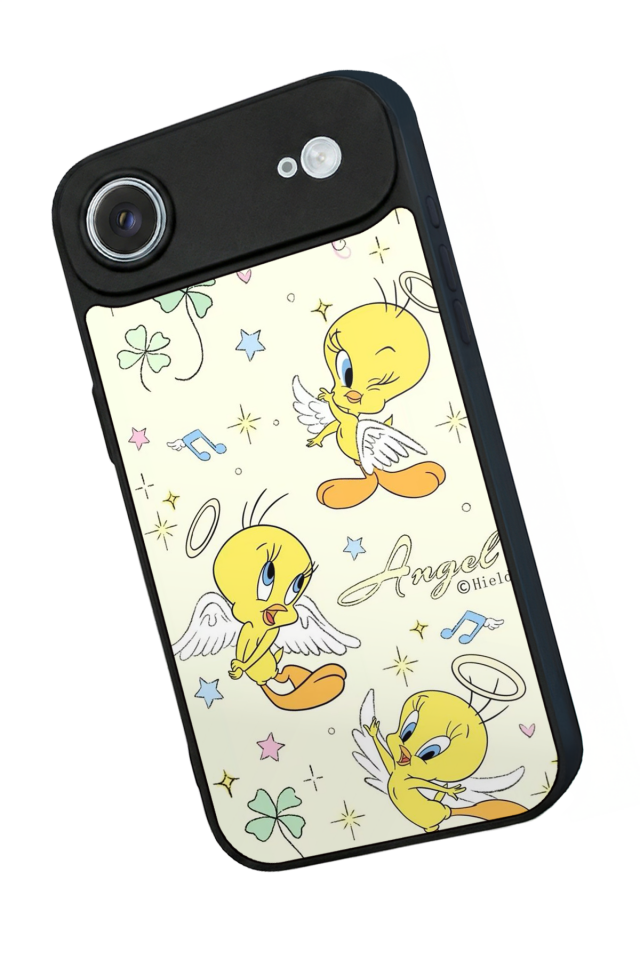 iPhone 17 Air Uyumlu Tweety Tasarımlı Glossy Premium Kılıf