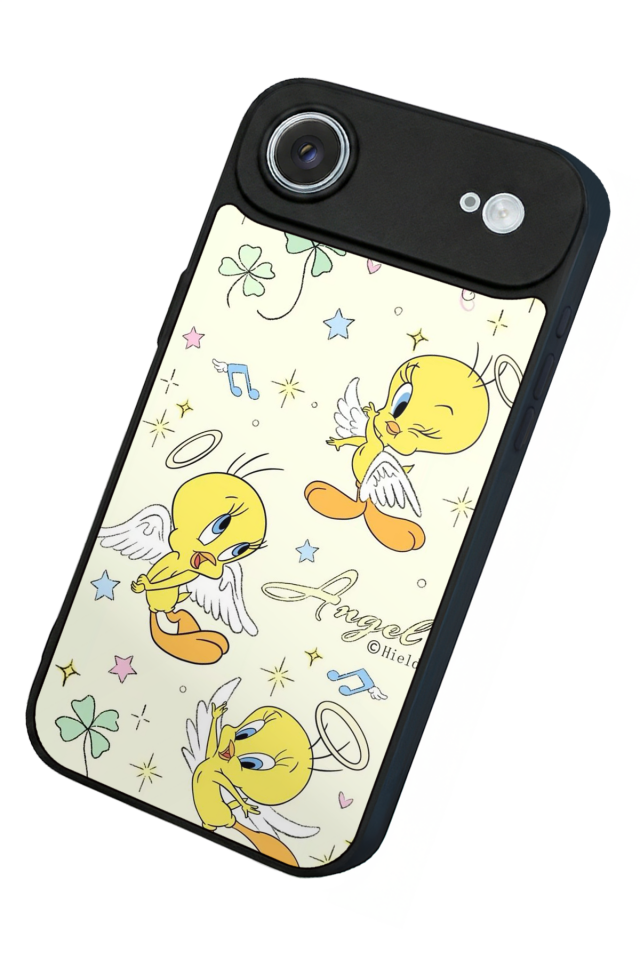 iPhone 17 Air Uyumlu Tweety Tasarımlı Glossy Premium Kılıf