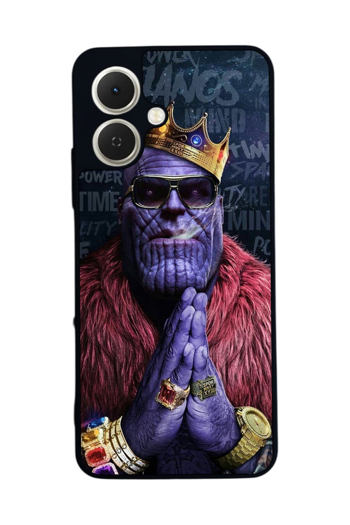 Tecno Spark GO 2 Uyumlu Thanos Tasarımlı Glossy Premium Kılıf