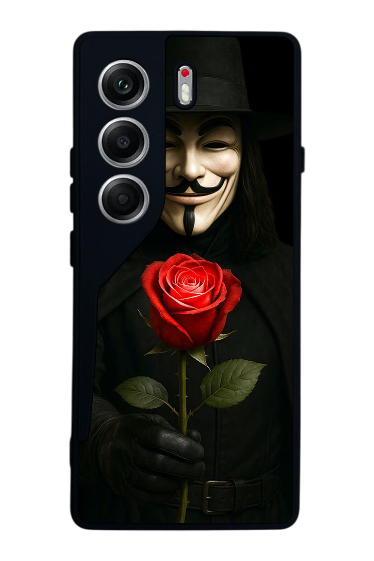 Tecno Camon 40 Uyumlu Vendetta Tasarımlı Glossy Premium Kılıf