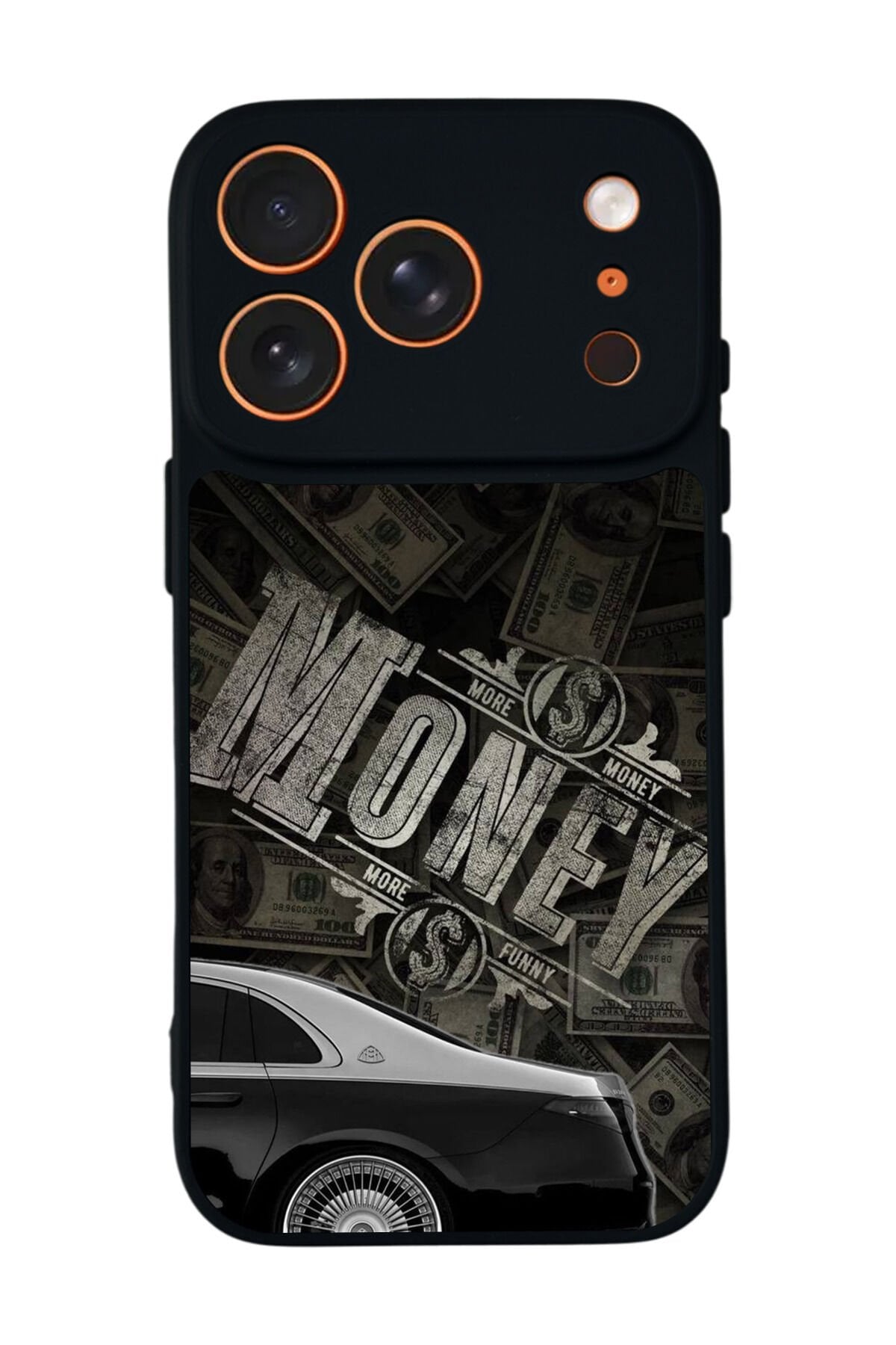 iPhone 17 Pro Uyumlu Money Para Tasarımlı Glossy Premium Kılıf