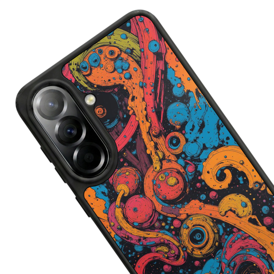 Samsung Galaxy A57 Uyumlu Abstract Tasarımlı Glossy Premium Kılıf