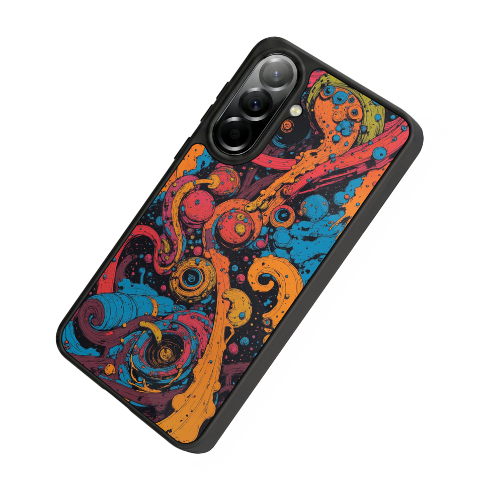 Samsung Galaxy A57 Uyumlu Abstract Tasarımlı Glossy Premium Kılıf